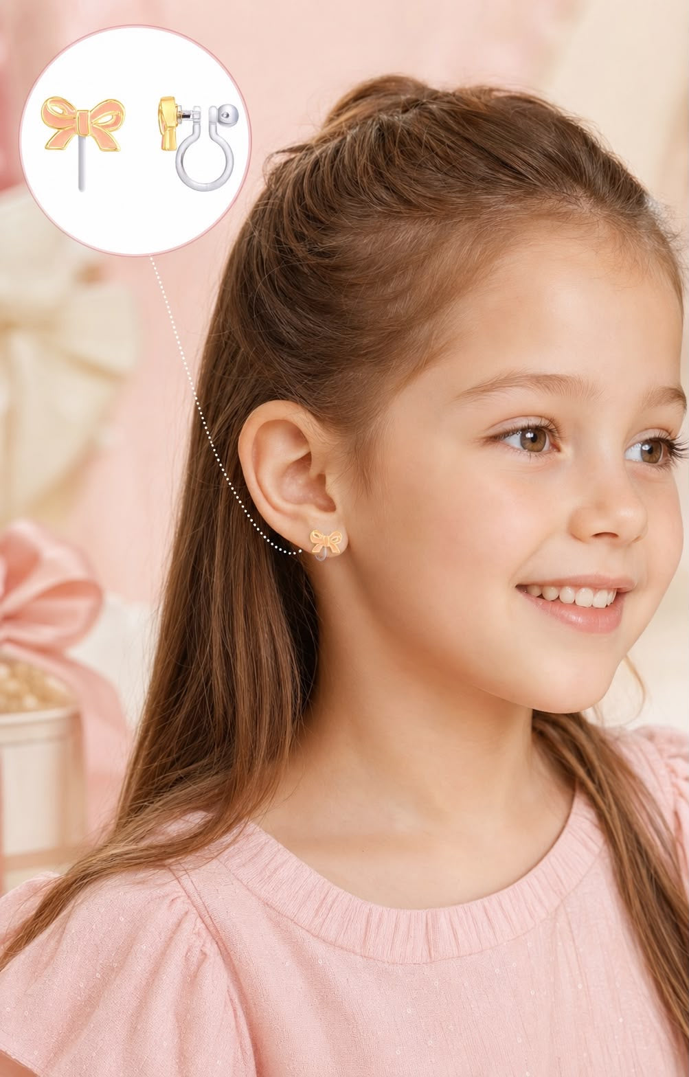 Schattige Strik Clip-on Oorbellen | Zonder Gaatjes