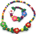 Vrolijke Bloemen Sieradenset | Ketting & Armband