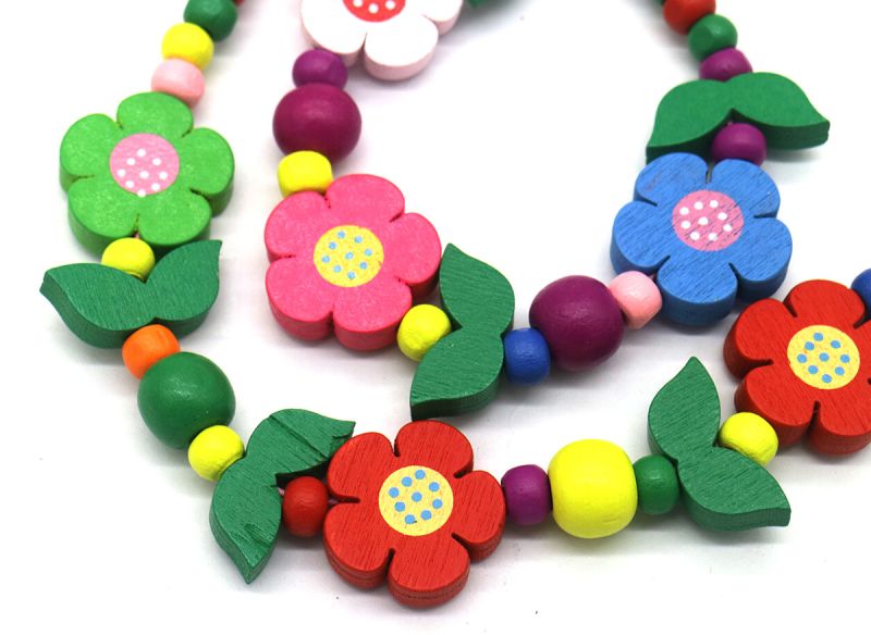 Vrolijke Bloemen Sieradenset | Ketting & Armband
