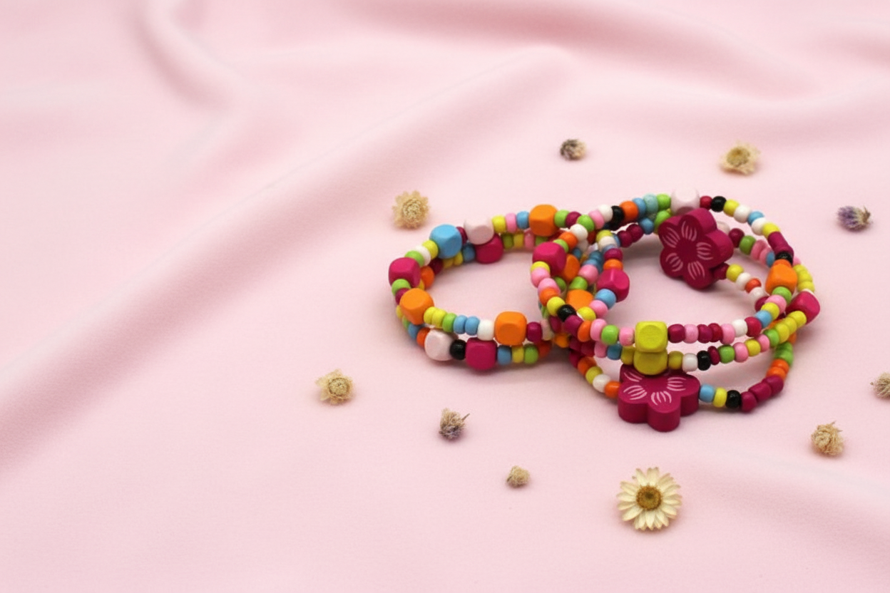 Houten sieraden banner